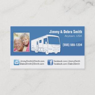 Motorhome RV Couple Cards