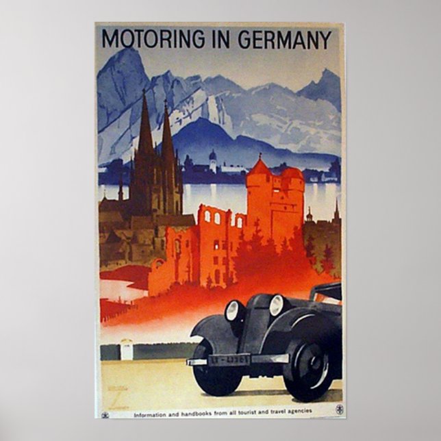 Motoring in Germany Poster (Front)