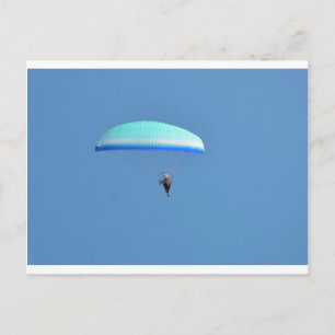 Motorised Paraglider Postcard