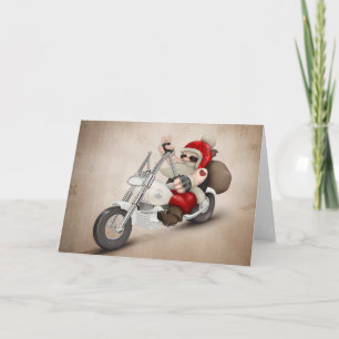 Motorised Santa Claus Holiday Card
