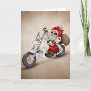 Motorised Santa Claus Holiday Card