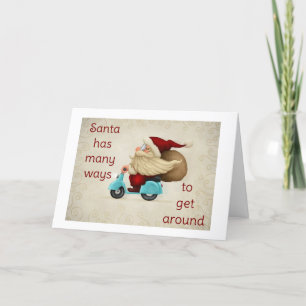 **MOTORIZED SANTA** COMING YOUR WAY! CARD