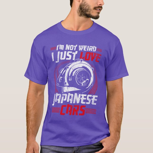Motorsport Caruning Japanese Domestic Market girl T-Shirt (Front)