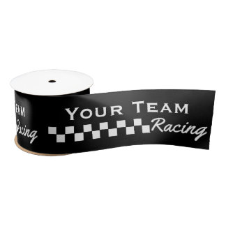 Motorsports Racing Team Ribbon Satin Ribbon