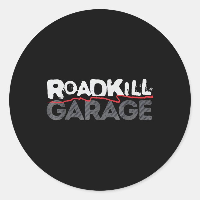 Motortrend Roadkill Logo Adult T-shirt.png  Classic Round Sticker (Front)