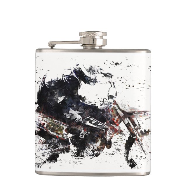 Motox Racer Hip Flask (Front)