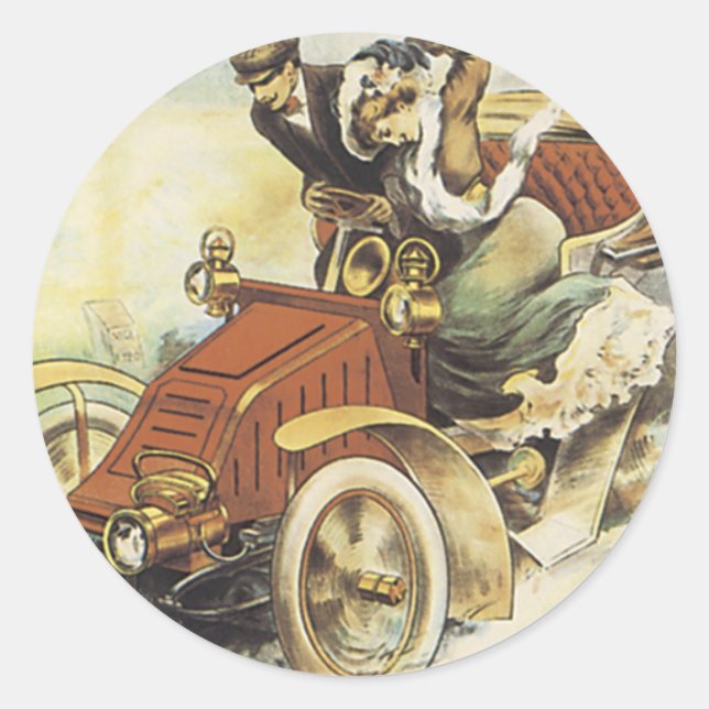 Motricine Classic Round Sticker (Front)