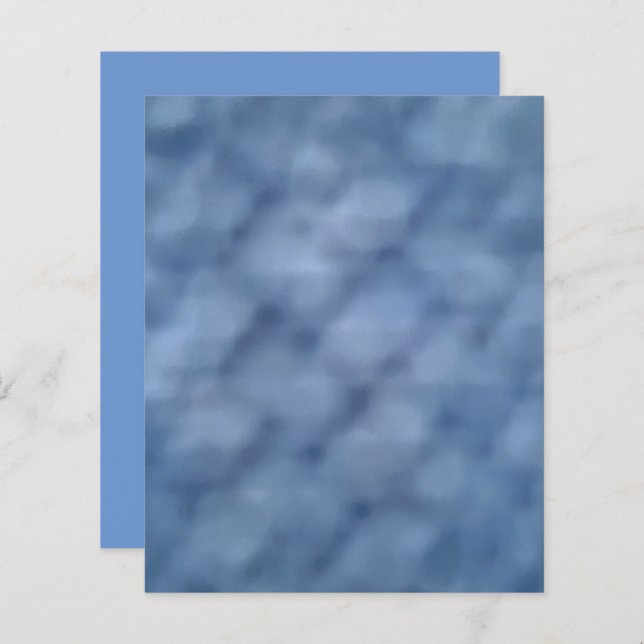 Mottled Blues background scrapbook paper (Front/Back)