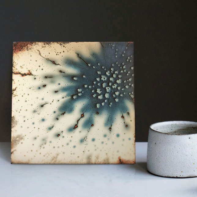 Mottled Marbled Earth Tone Wall Decor Abstract Ceramic Tile (Creator Uploaded)