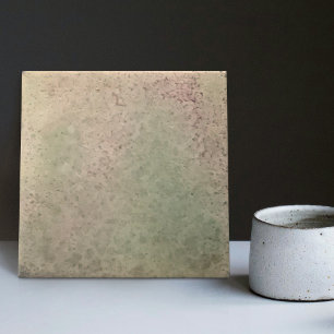 Mottled Marbled Earth Tone Wall Decor Art Nouveau Ceramic Tile