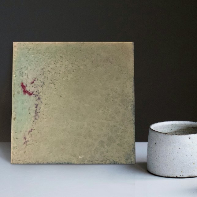 Mottled Marbled Earth Tone Wall Decor Art Nouveau  Ceramic Tile (Creator Uploaded)