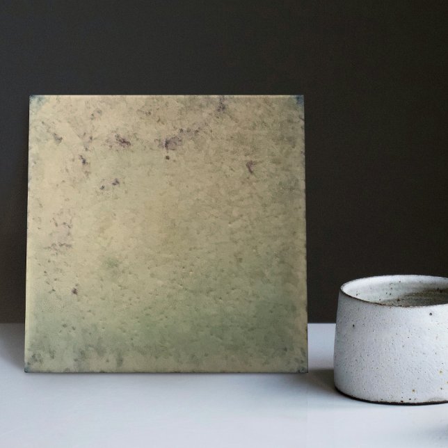 Mottled Marbled Earth Tone Wall Decor Art Nouveau  Ceramic Tile (Creator Uploaded)