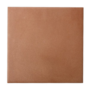 Mottled Medium Terracotta Tile to Mix & Match