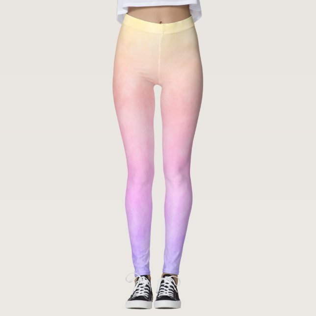 Mottled Pastel Leggings (Front)