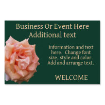 Mottled Peach Rose Business Or Event