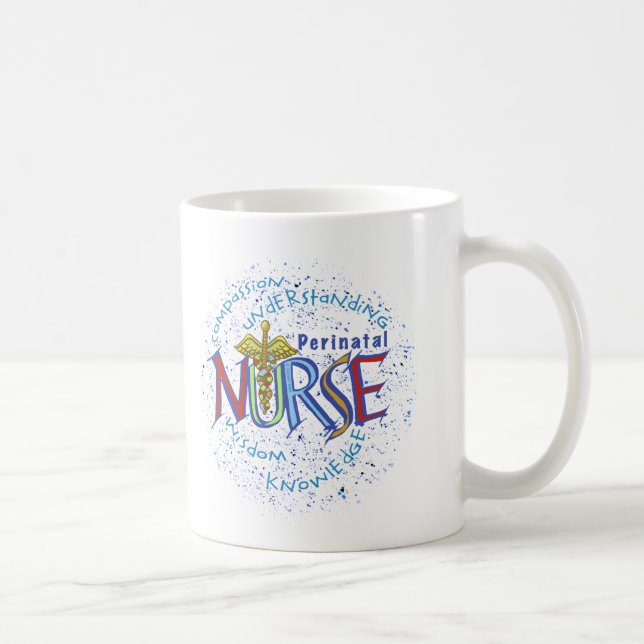 motto Perinatal nurse  Coffee Mug (Right)