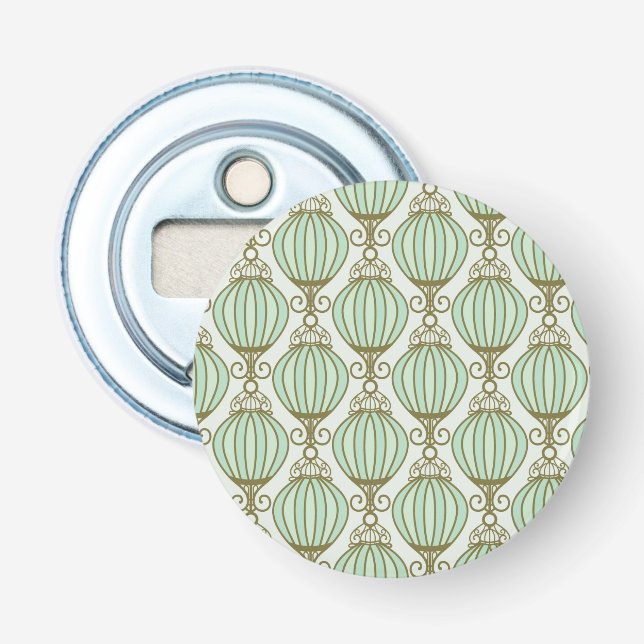 Motton Blue Pattern Bottle Opener (Front)