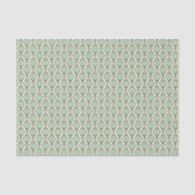 Motton Blue Pattern Tissue Paper (Front)