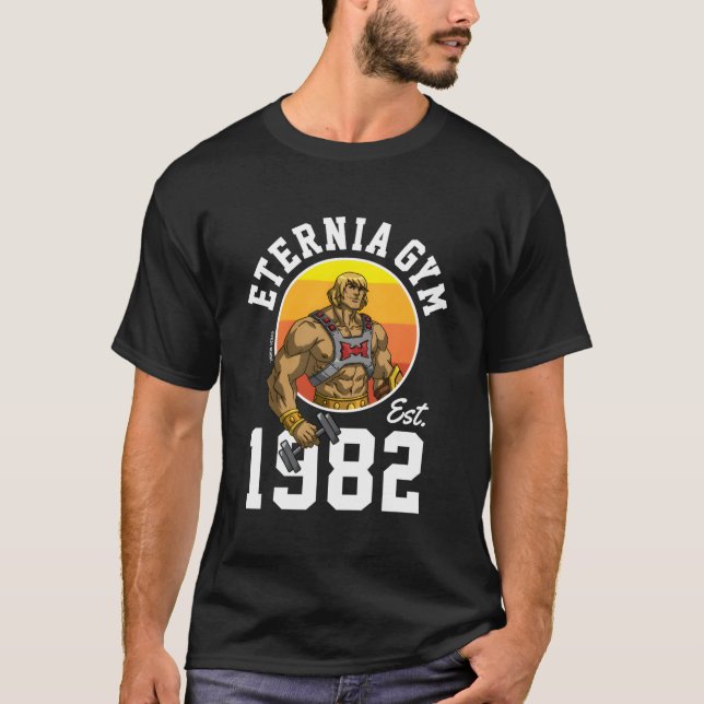 Motu - He-Man Eternia Gym Est 1982 T-Shirt (Front)