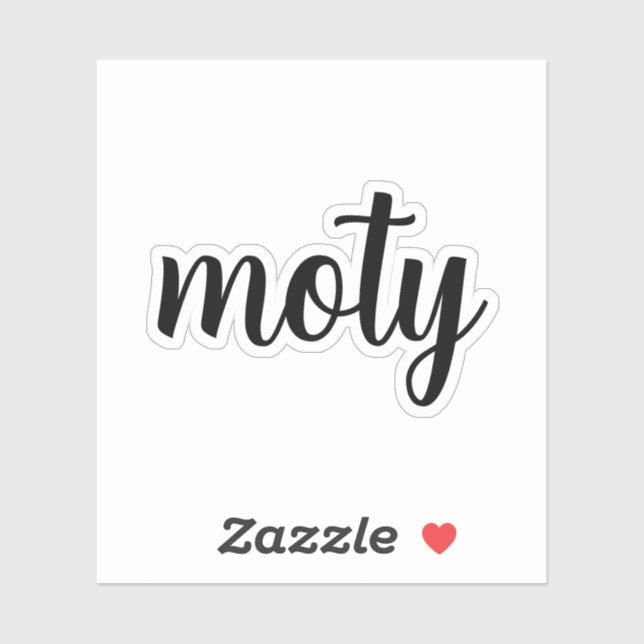 Moty - Mother Of The Year sticker (Sheet)
