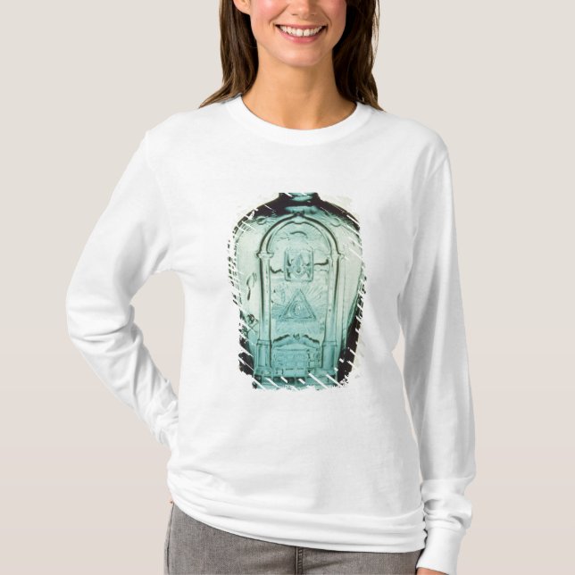 Mould-blown masonic flask T-Shirt (Front)