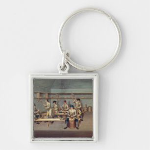Moulding the Powder Pellets Key Ring