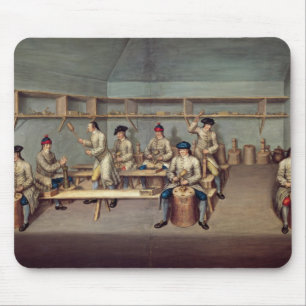 Moulding the Powder Pellets Mouse Pad