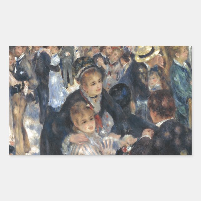 Moulin de la Garrett Rectangular Sticker (Front)