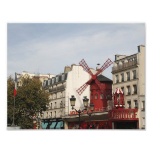 Moulin Rouge! Paris France Photography, Home decor Photo Print