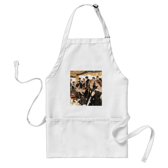 Moulin rouge style, black and gold, Rich luxury  Standard Apron (Front)