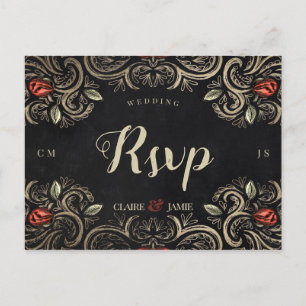 Mouline Rouge Dark and Moody rsvp Postcard