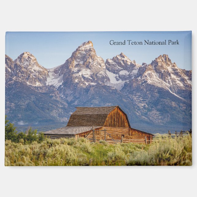 Moulton Barn in Grand Teton National Park Magnet (Front)