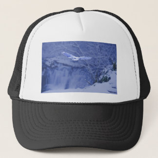 Moulton Falls Washington - Snowy Owl Spirit Trucker Hat
