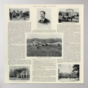 Moulton Hill Winery, California Poster