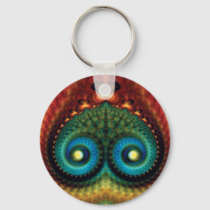 Mounds Fractal Key Ring