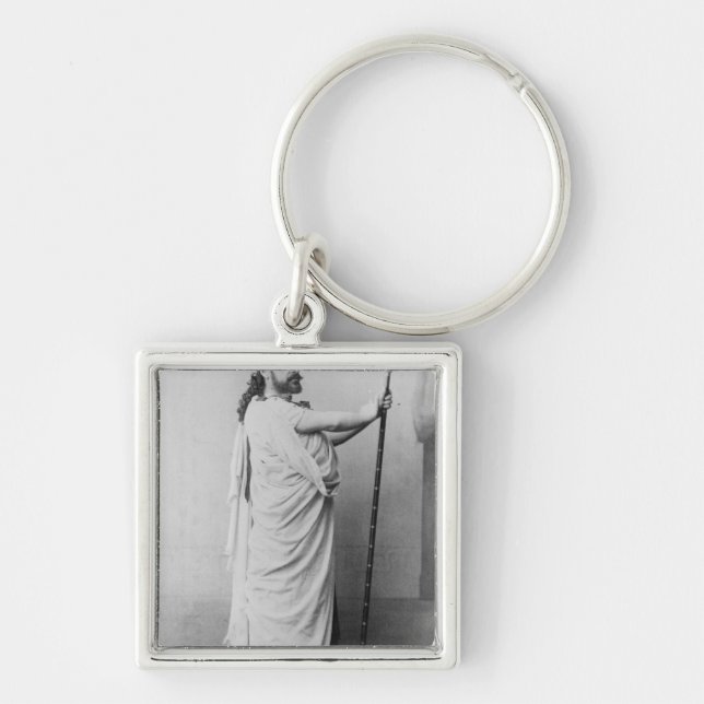Mounet-Sully  as Oedipus in 'Oedipus Rex' Key Ring (Front)