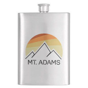 Mount Adams New Hampshire Retro Hip Flask