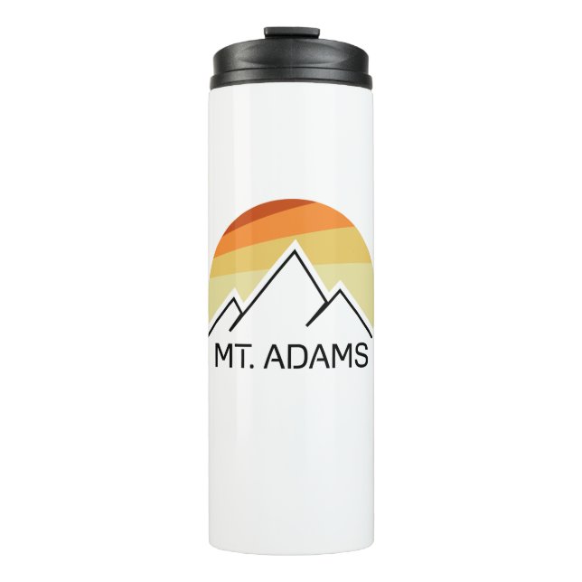 Mount Adams New Hampshire Retro Thermal Tumbler (Front)