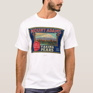 Mount Adams Pear Crate LabelYakima, WA T-Shirt
