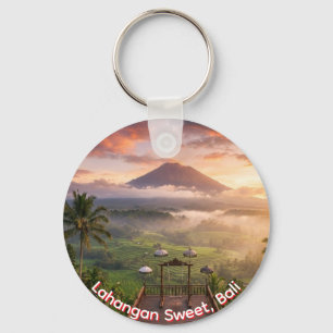 Mount Agung View Lahangan Sweet Bali Keychain