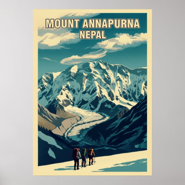 Mount Annapurna Nepal V05 Poster (Front)