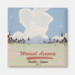 Mount Asama Honshū. Magnet