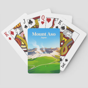 Mount Aso Japan Playing Cards