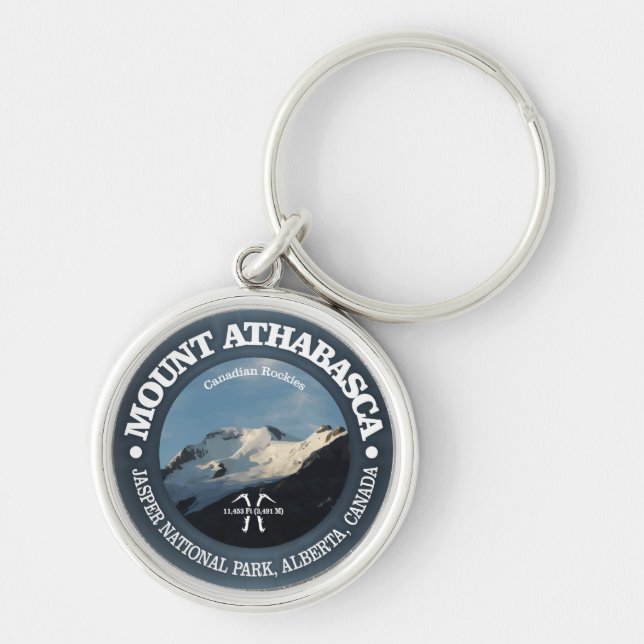 Mount Athabasca Key Ring (Front)