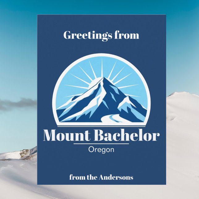 Mount Bachelor Oregon mountain ski resort Postcard (Creator Uploaded)