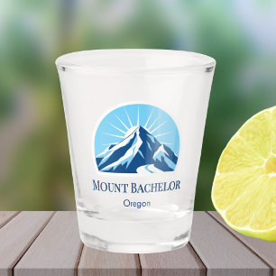 Mount Bachelor Oregon ski souvenir Shot Glass