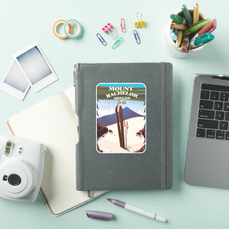 Mount Bachelor Oregon Ski travel poster