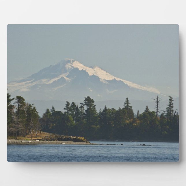 Mount Baker dominates landscape Plaque (Front)