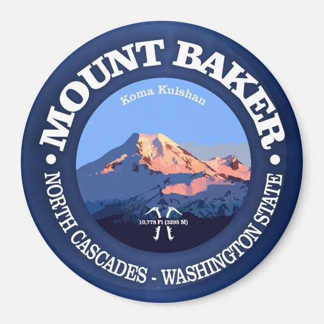 Mount Baker Magnet (Front)