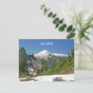Mount Baker Mountain Landscape Photography Postcard
